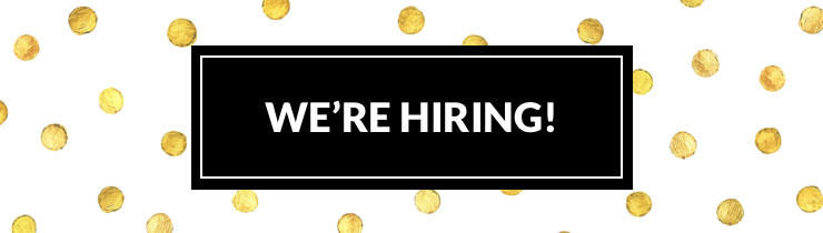 We're hiring!
